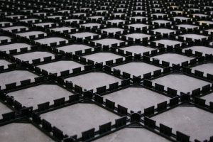 CircoTherm vloerverwarming matten aan elkaar gelegd over een hele vloer